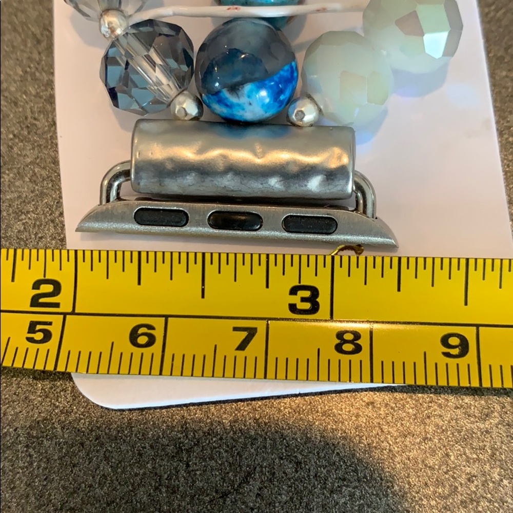 Apple 🍎 Watch Band.  Blue/Black/iridescent/Grey - Picture 4 of 6